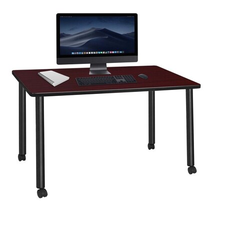 Regency Desk Shells, 24 D X 29 H, 60 W X Wood, Metal, Mahogany MDCL6024MHBK